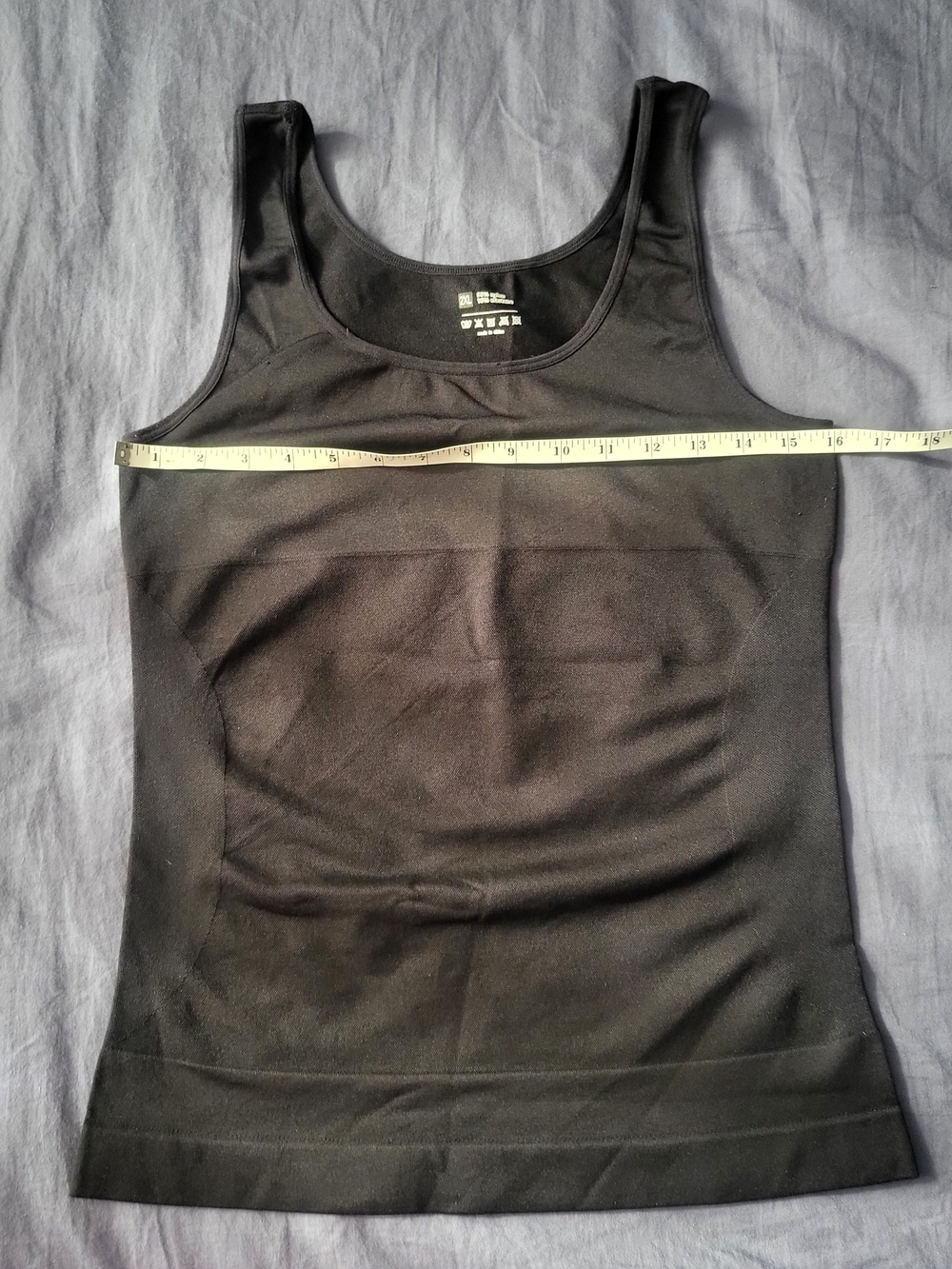 Black Shapewear Tank Top Style -